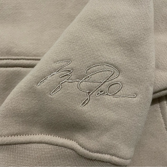 Nike Jordan Essentials Fleece Pullover Hoodie Hemp Tan Men's Size Small - Picture 2 of 2